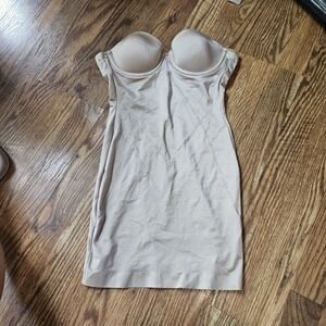 Secret‎ By Victoria Secret Sculpting Body Shaper Beige Nude 34C Shapewear